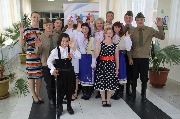 Делегация участников фестиваля из Сокольского района