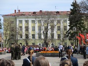Торжественное мероприятие в честь 70-летия Победы, 7 мая 2015 г. Возложение цветов к Вечному огню