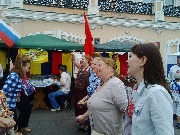 Участники семинара на фестивале национальных культуры в Вологде. 